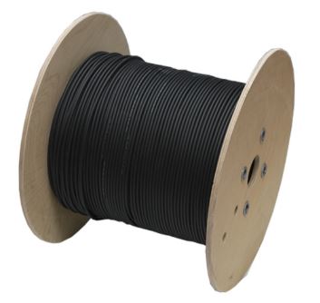 [04-2403C] 6mm2 Solarkabel, 500m Rolle, SCHWARZ